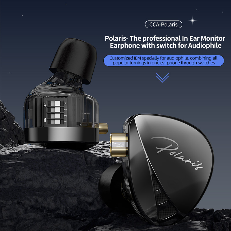 Sports Earphone Hook - CCA Polaris-auriculares con graves HIFI, Monitor,