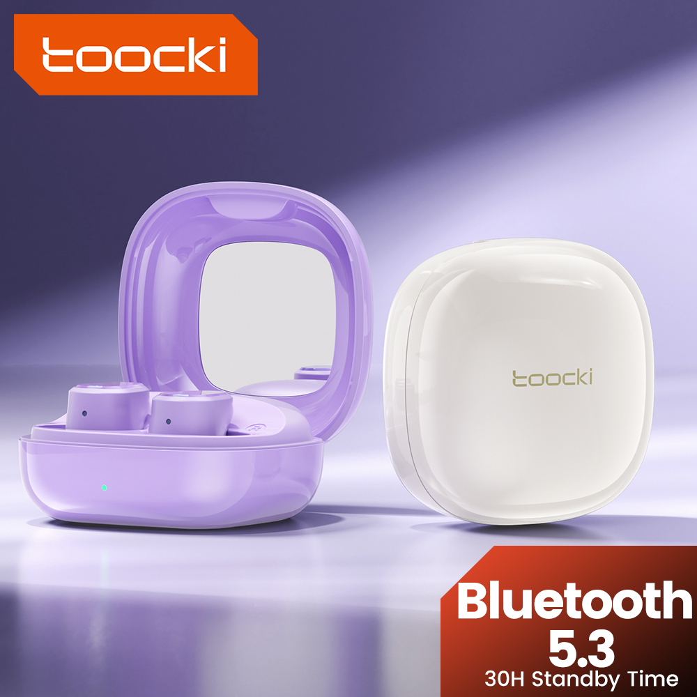 Bluetooth Headset On Ear - Auriculares Toocki Bluetooth 5,3, auriculares intrauditivos