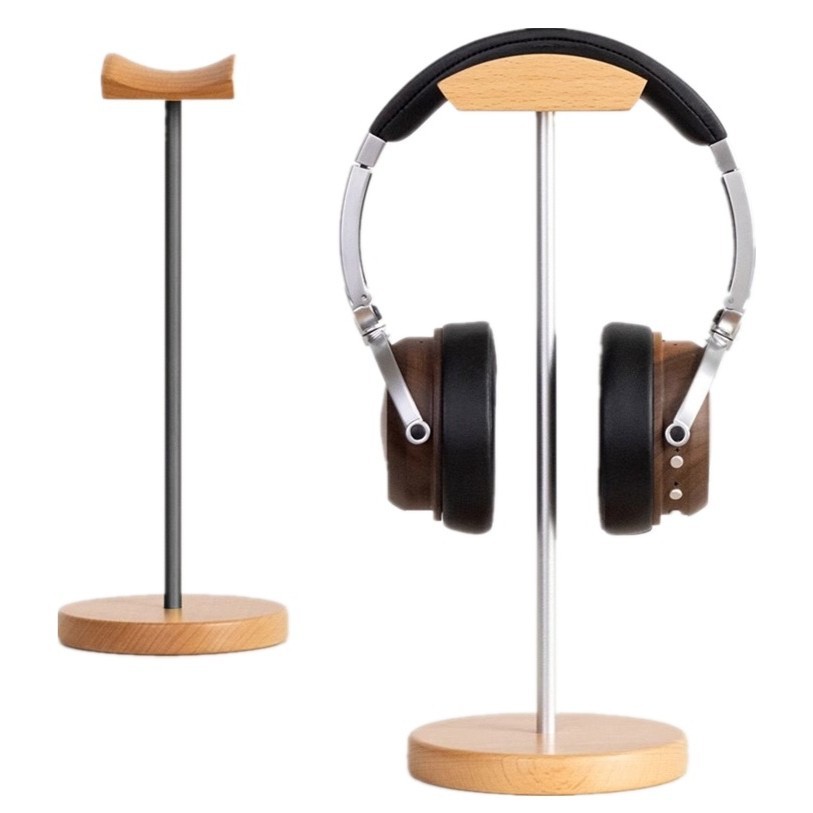 Headphone Stand Desk - Soporte para Auriculares de Madera de