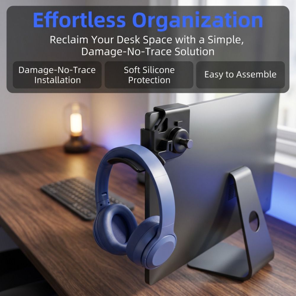 Headphone Stand Desk - Soporte para auriculares montado en la