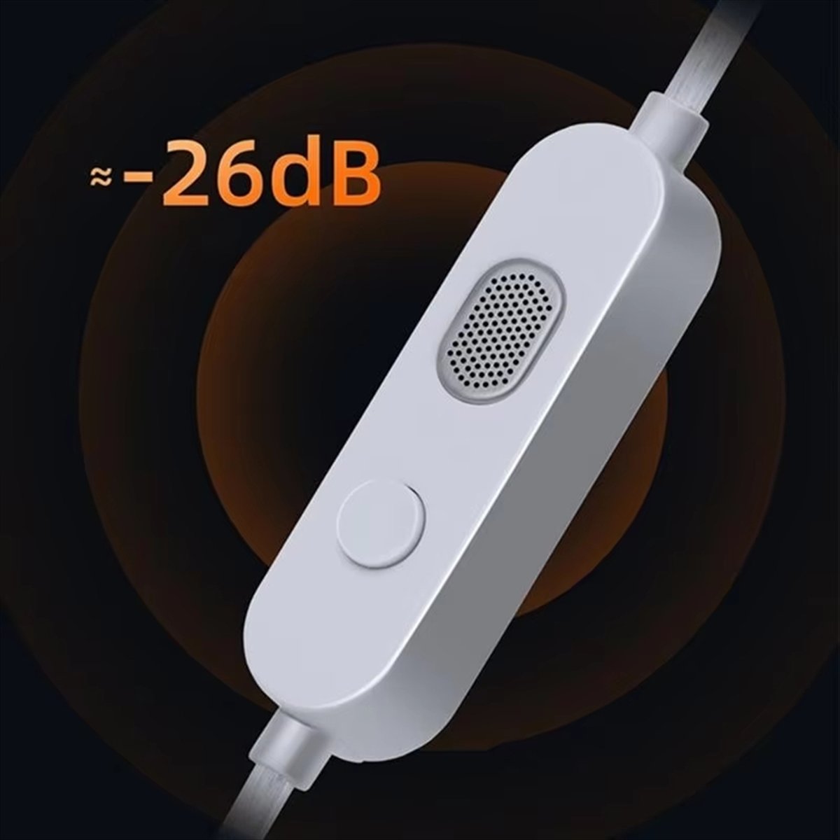 Wired Earphone Mic - Cable para Auriculares ABAN M2 con