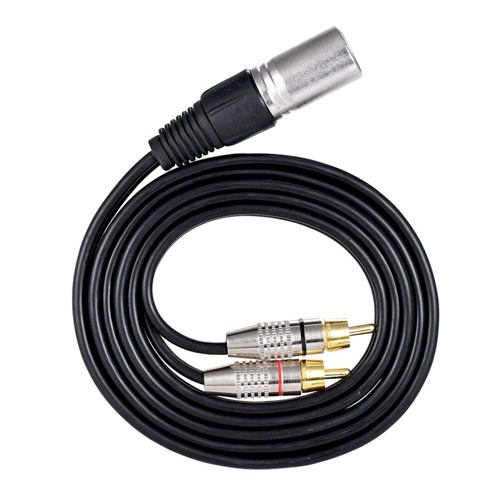 Audio Splitter Y - 1 conector XLR macho a 2