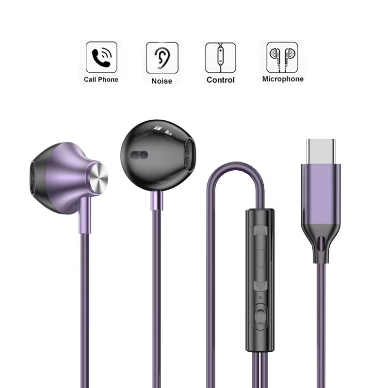Wired Earphone Mic - Auriculares intrauditivos con cable, cascos de