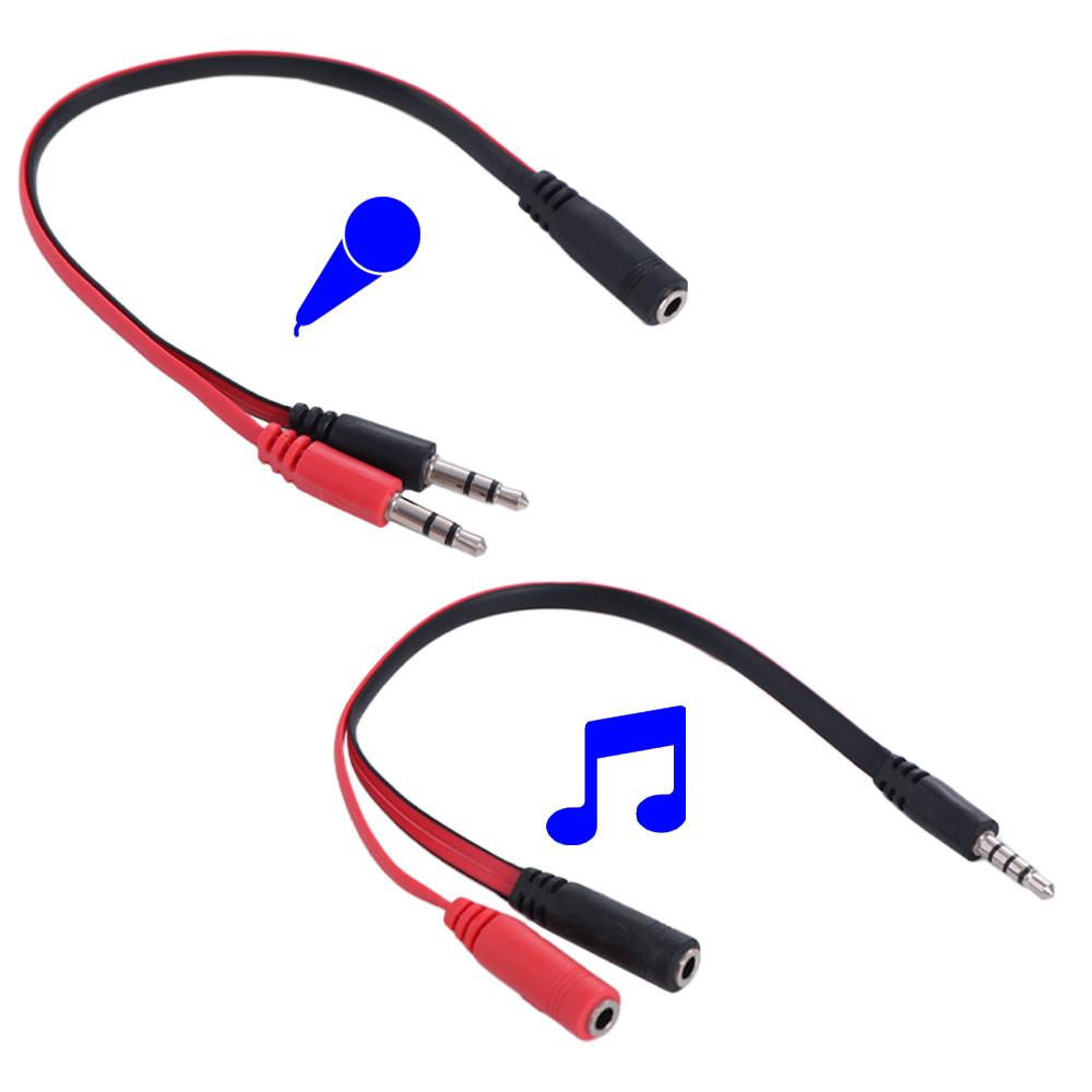Earphone Splitter Jack - 1 macho a 2 hembra 3,5
