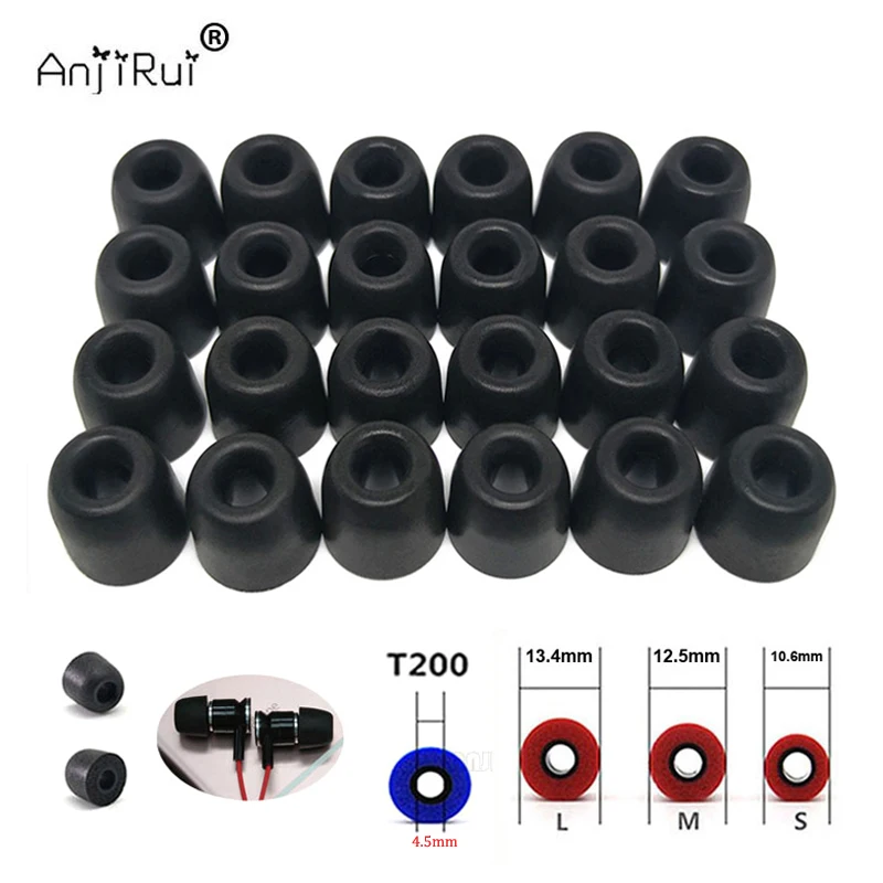 Earphone Foam Tip - 12 pares de almohadillas de espuma