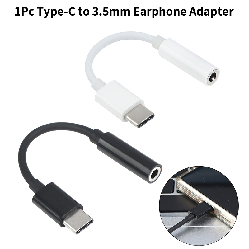 Earphone Splitter Jack - Adaptador de Audio Tipo-C a Conector