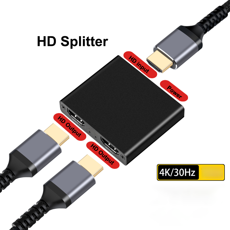 Audio Splitter Y - Divisor Compatible con HDMI 4K 3D,