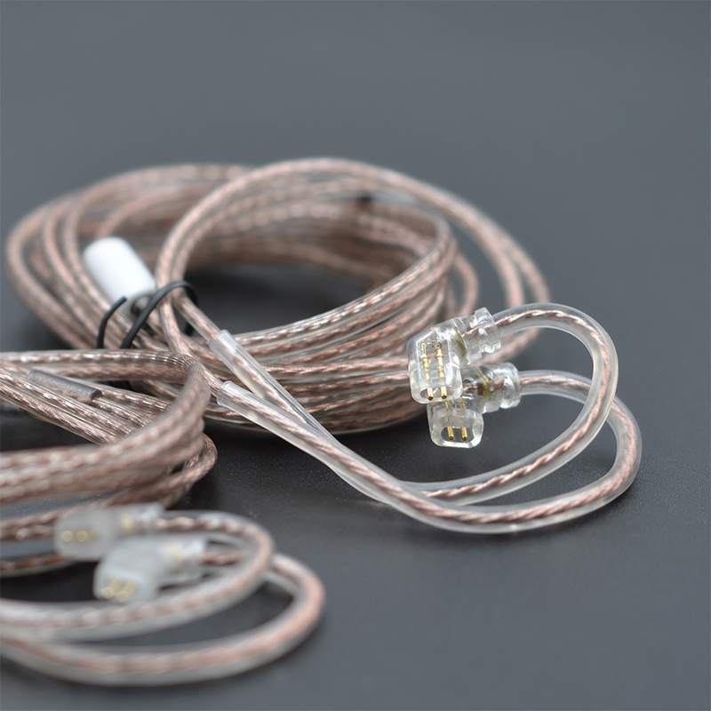 Wired Earphone Mic - Cable original para auriculares KZ, cable