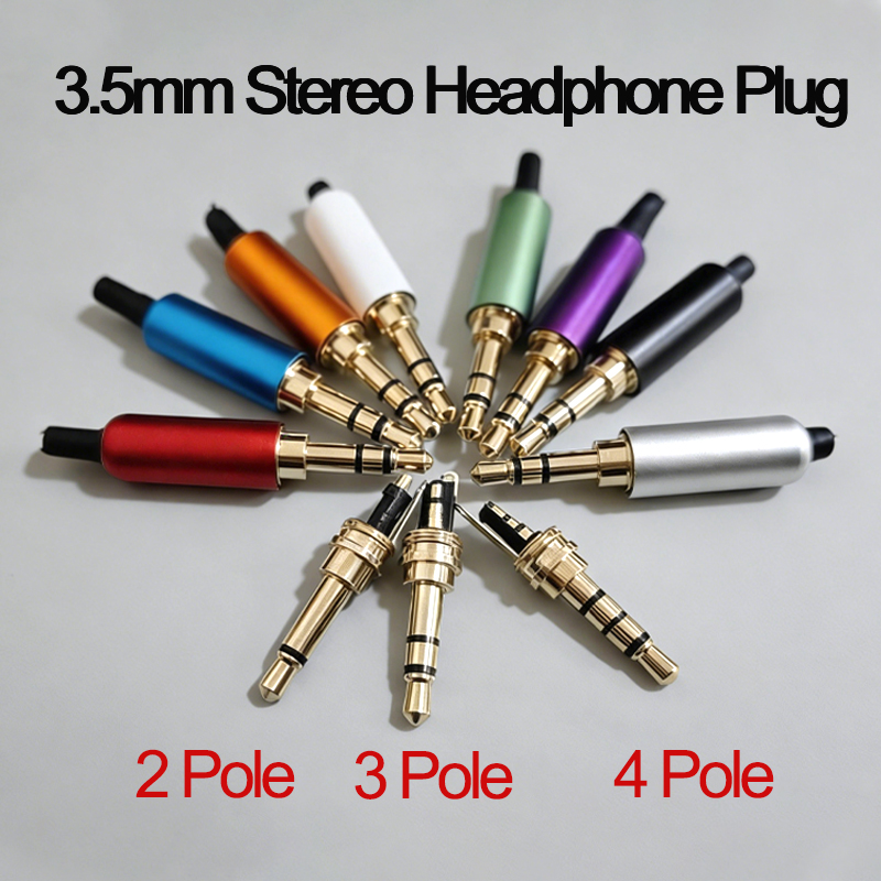 Audiophile Headphone Wired - Conector de Audio de 3.5MM, 2/3/4