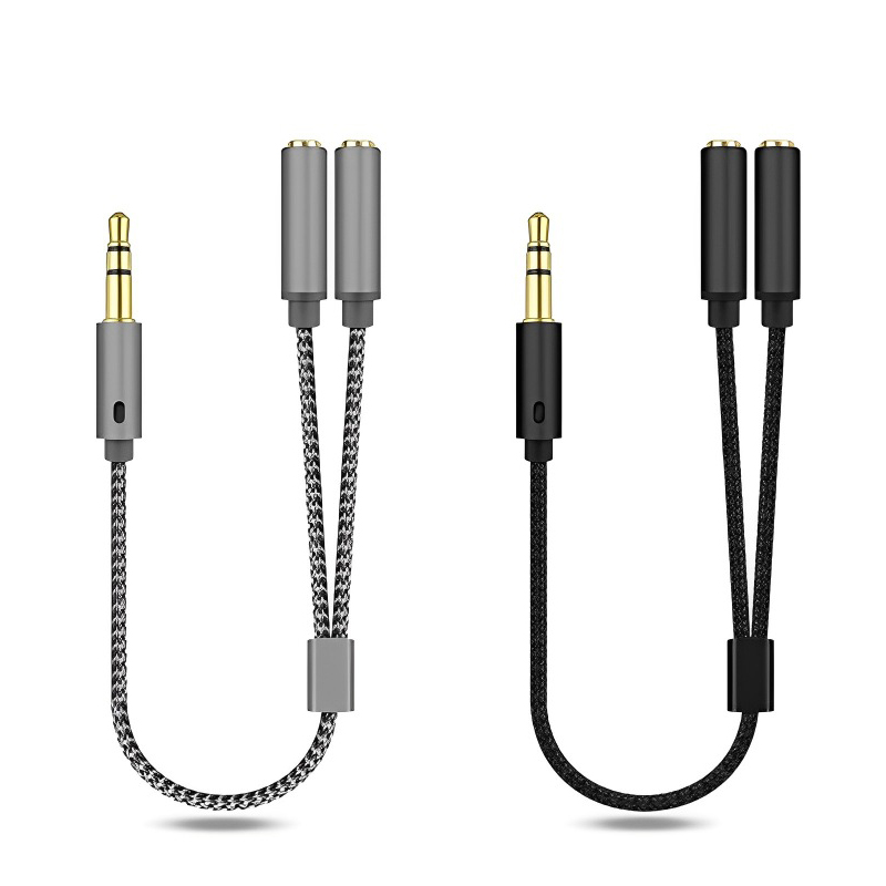 Earphone Splitter Jack - Divisor de Audio de 3,5mm Y