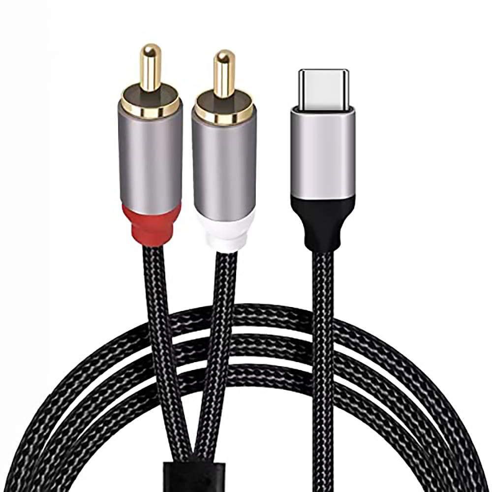 Earphone Splitter Jack - Cable de audio USB C a