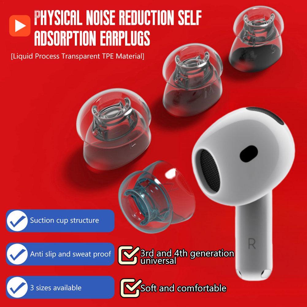 Silicone Ear Tip Replacement - Fundas para auriculares con cancelación de