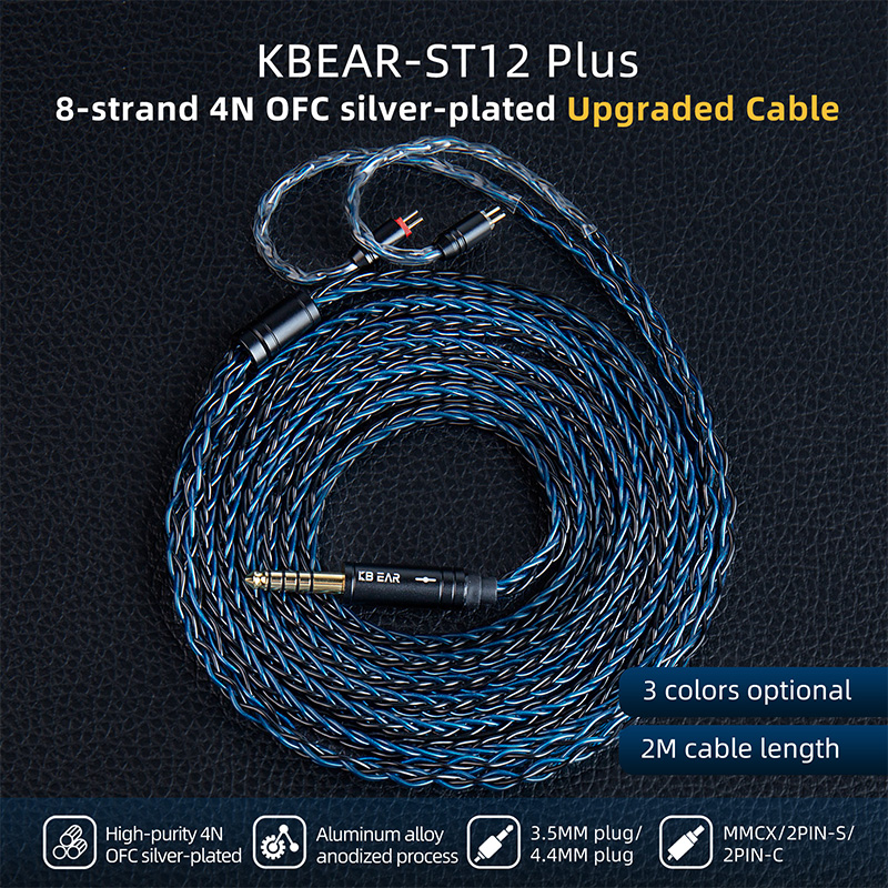 KBEAR-Cable de auriculares ST1 - In Ear Monitor Iem reseña y precio
