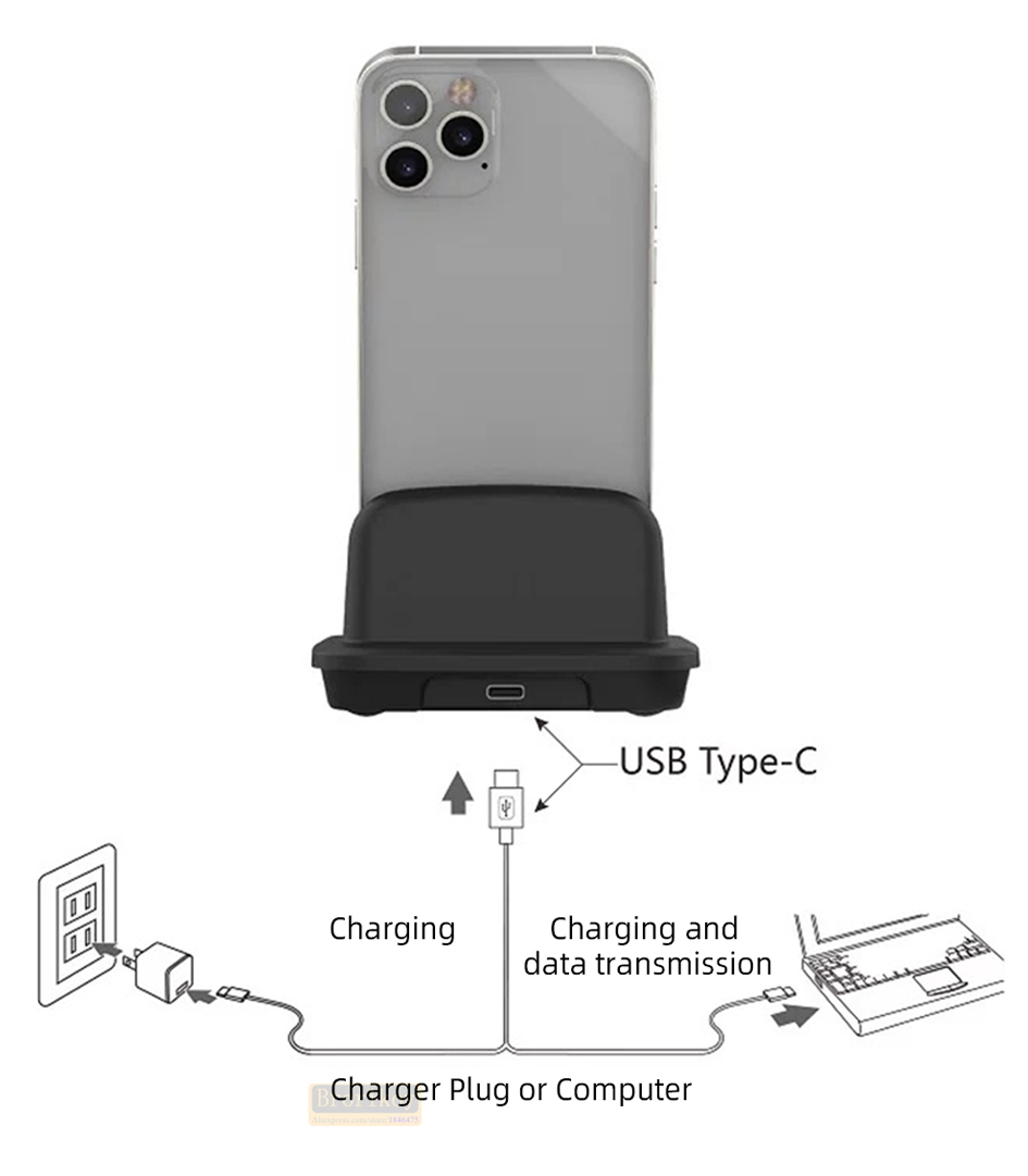 Base de Carga Inalámbrica de 1 - Usb C Earphone reseña y precio
