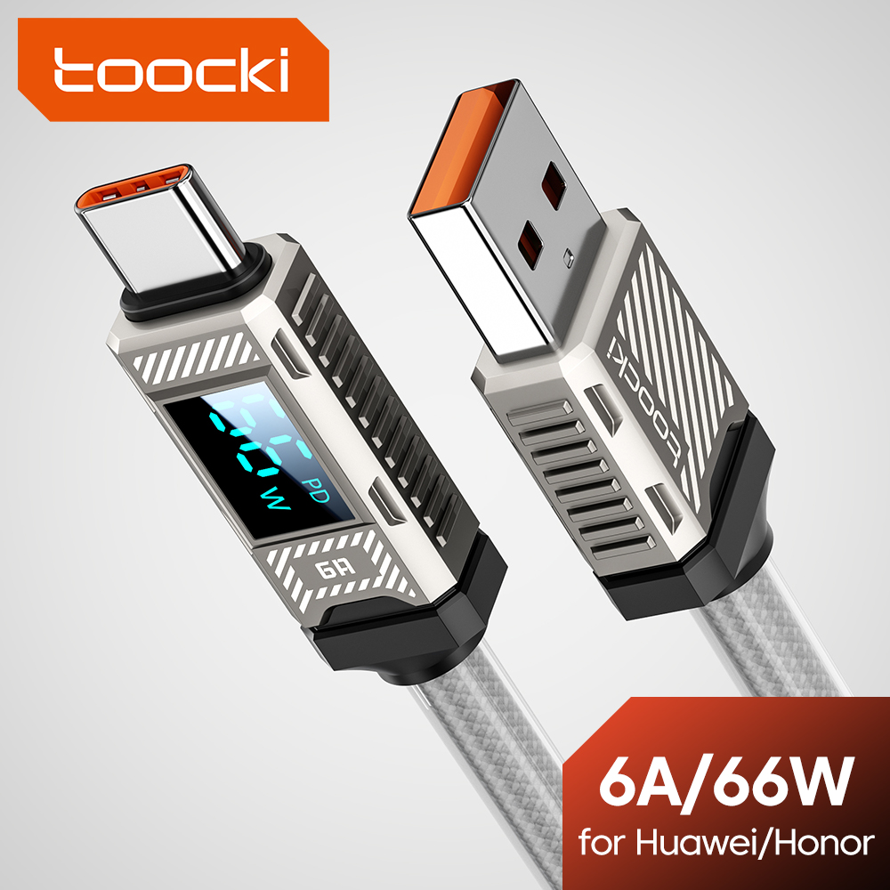 Toocki PD 66W Cable USB C pant - Usb C Earphone reseña y precio