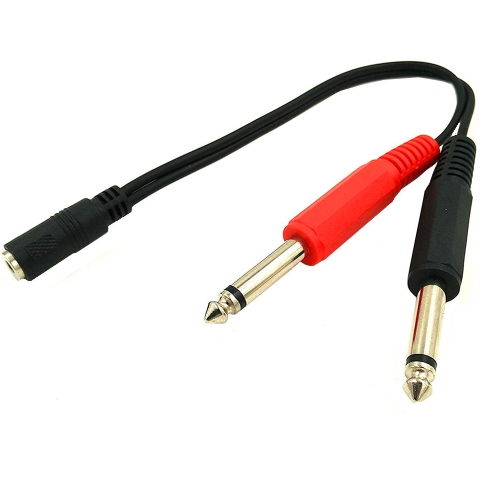 Cable adaptador macho de 6,35  - Audio Splitter Y reseña y precio