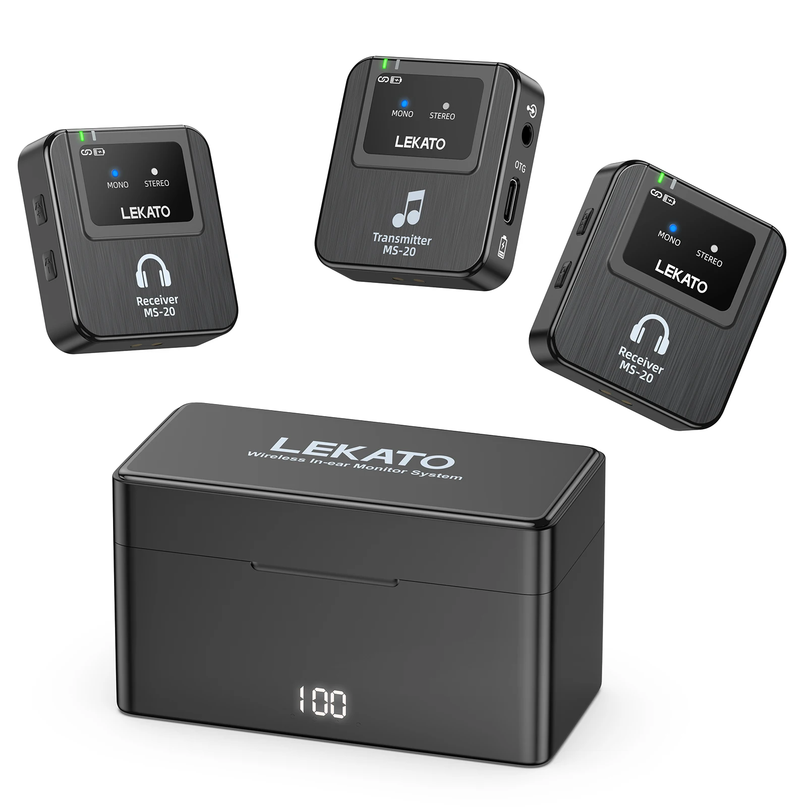 Lekato Monitor intrauditivo in - In Ear Monitor Iem reseña y precio
