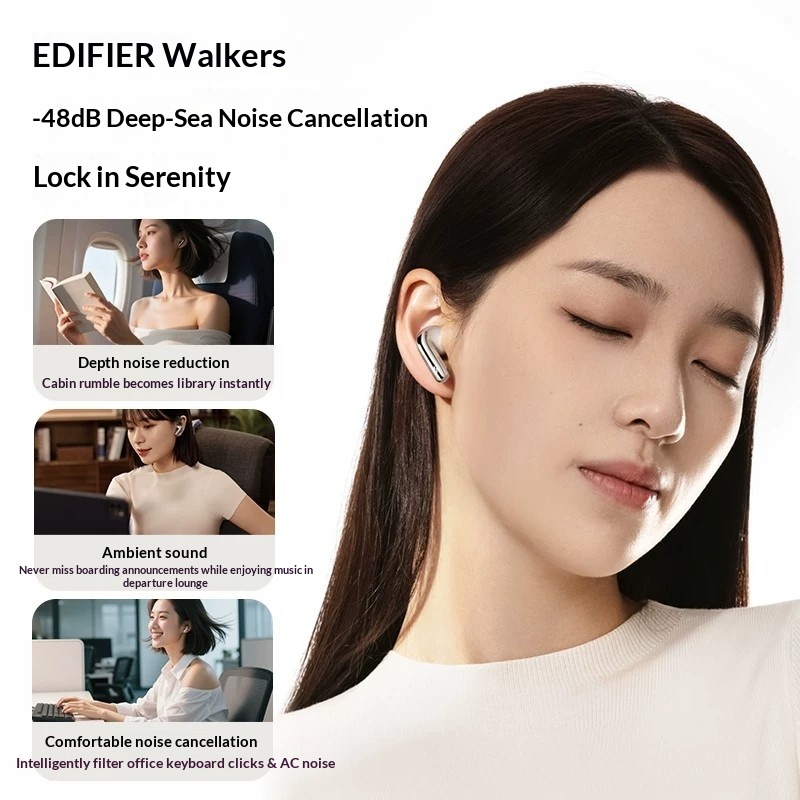 Audífonos Bluetooth Edifier Lo - Noise Cancelling Headphone reseña y precio
