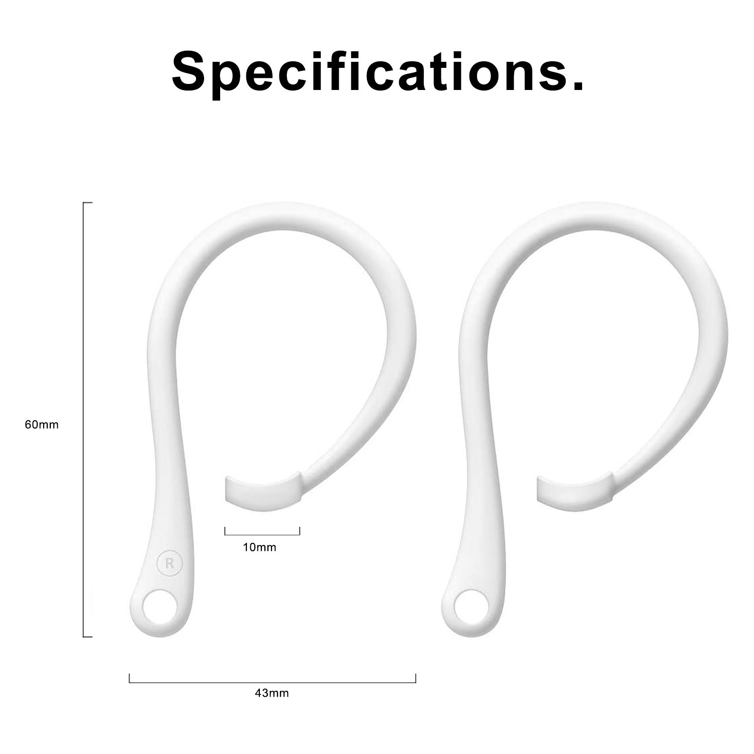1 par de ganchos antipérdida p - Sports Earphone Hook reseña y precio
