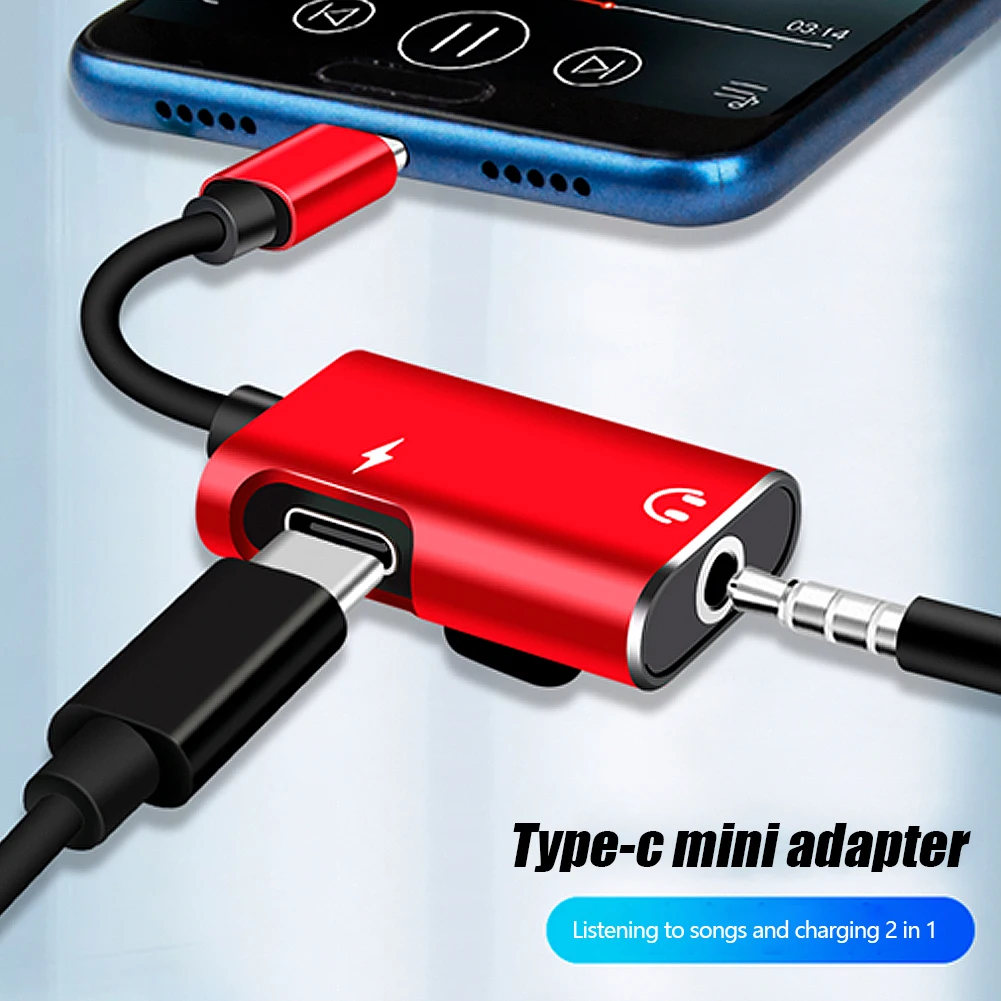 Adaptador de Tipo C a Conector - Earphone Splitter Jack reseña y precio