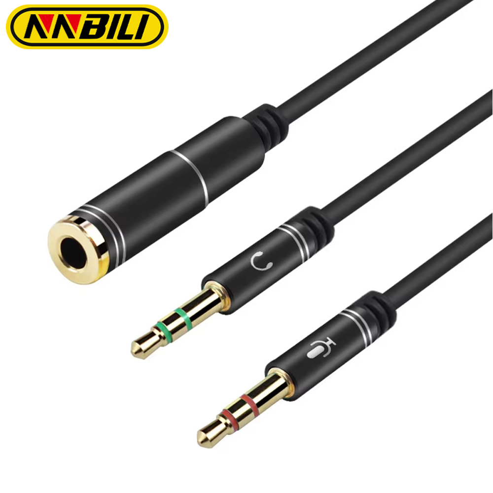 NNBILI Mini Jack 3.5, Cable Ad - Earphone Splitter Jack reseña y precio