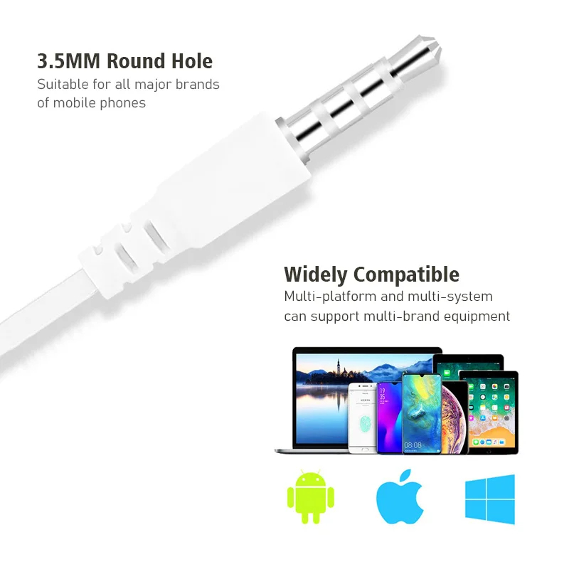 1/2/3/4 Uds. Auriculares intra - Wired Earphone Mic reseña y precio