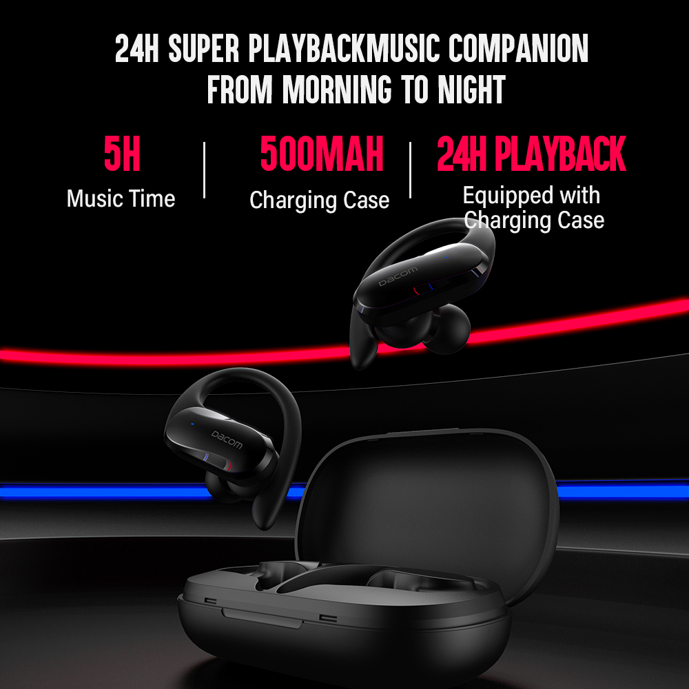 DACOM L19 TWS auriculares Blue - Sports Earphone Hook reseña y precio