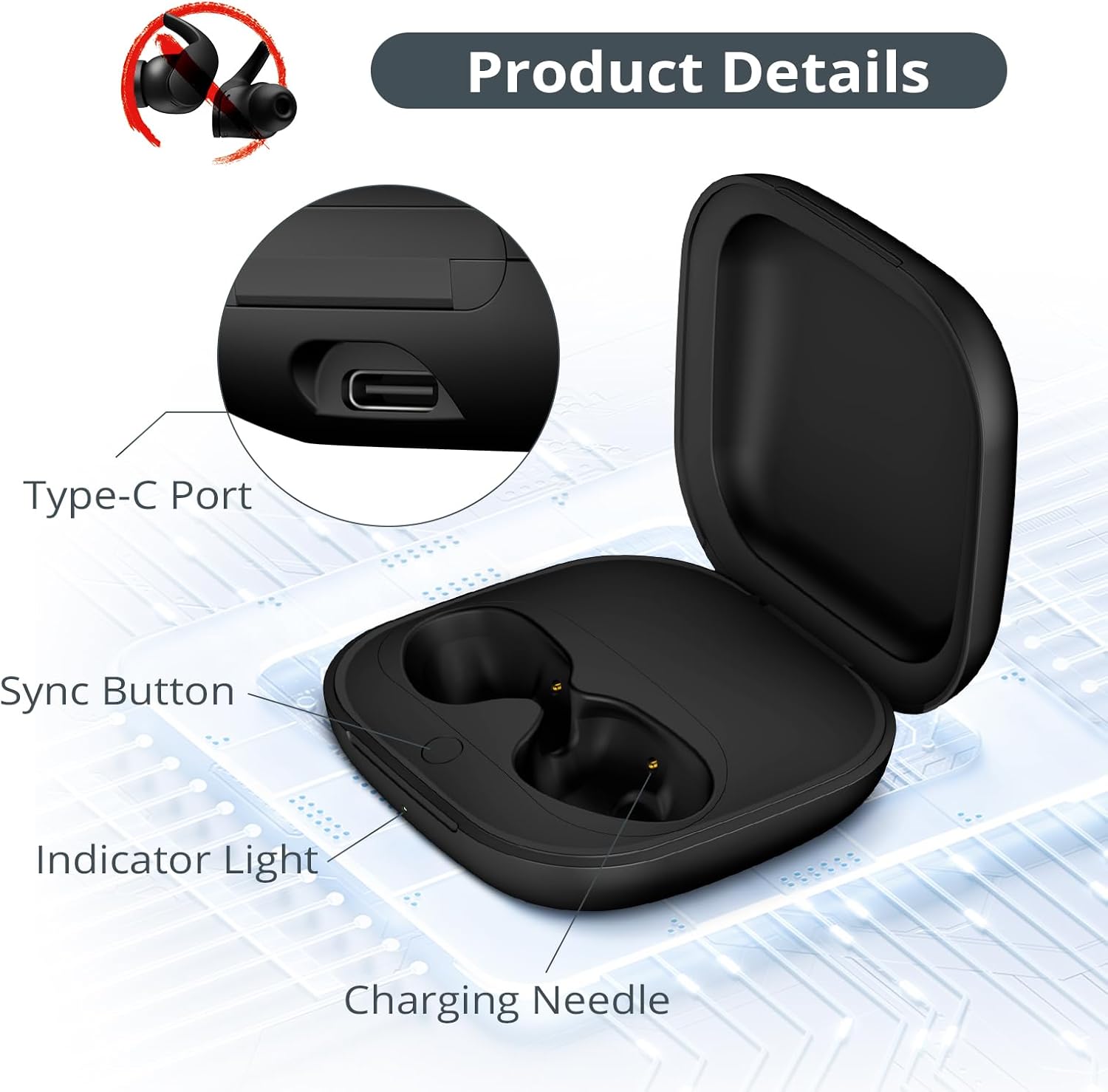 Caja de carga para auriculares - Earbuds Charging Case reseña y precio