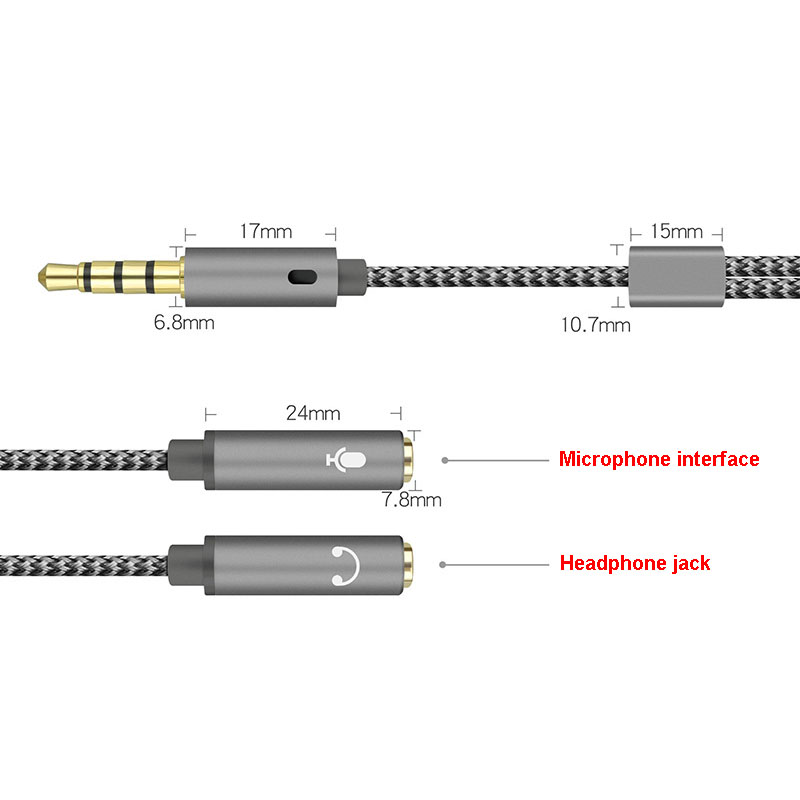 Divisor de Audio de 3,5mm Y Ja - Earphone Splitter Jack reseña y precio