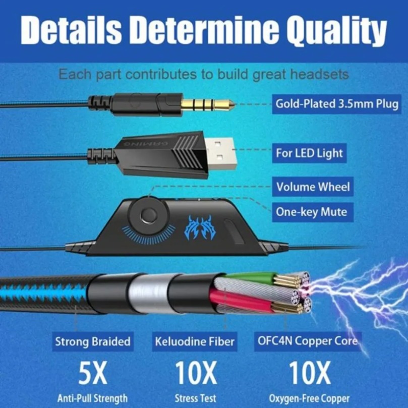 Auriculares para videojuegos,  - Wired Earphone Mic reseña y precio