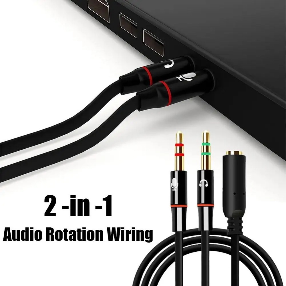 Divisor de Audio para micrófon - Audio Splitter Y reseña y precio