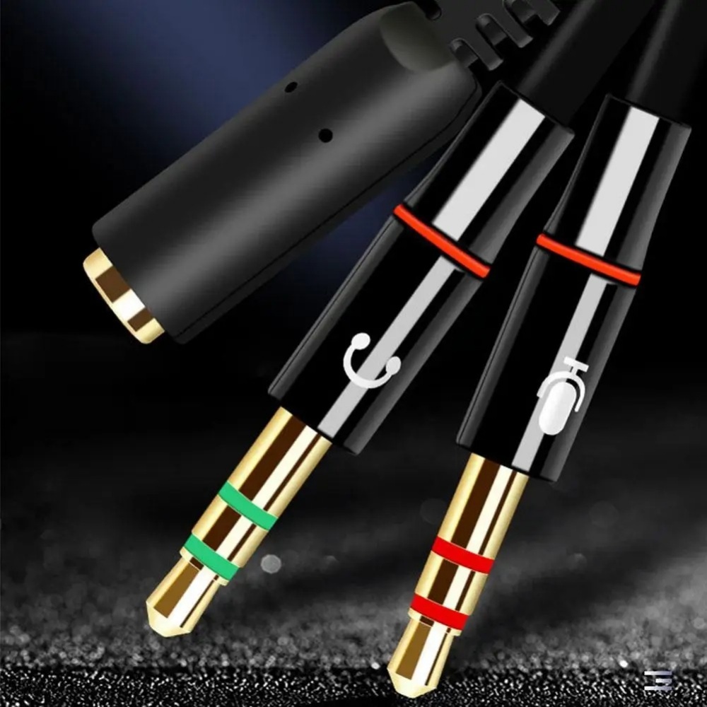 Divisor de Audio para micrófon - Audio Splitter Y reseña y precio