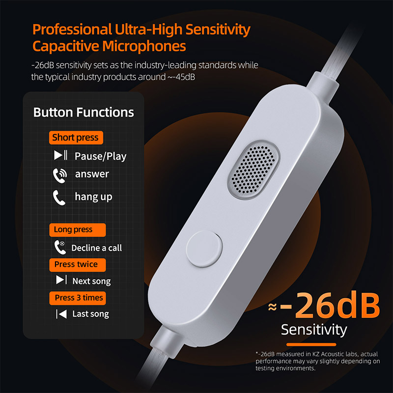 KZ-M2 OFC plateado Auricular C - Wired Earphone Mic reseña y precio