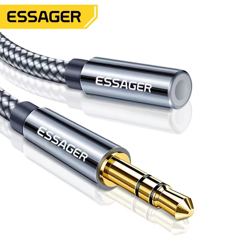 Cable de extensión para auricu - Earphone Splitter Jack reseña y precio