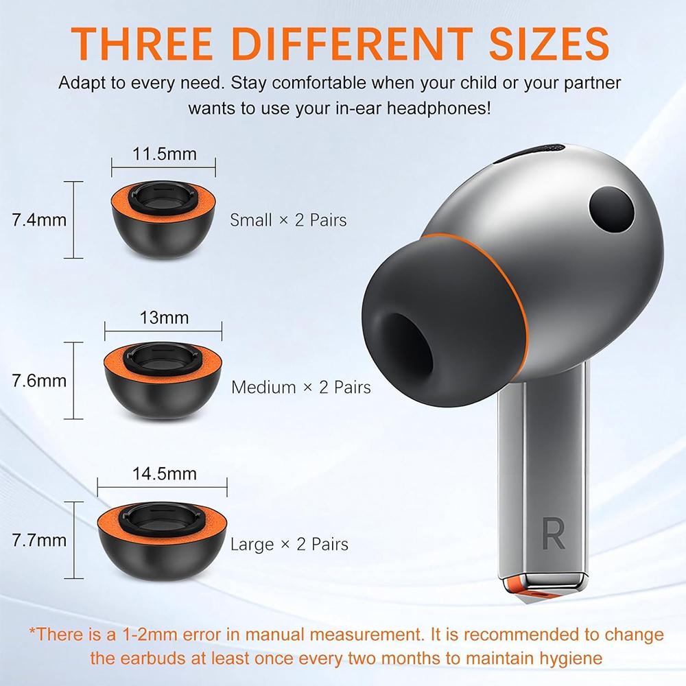 Para Samsung Galaxy Buds3 Pro  - Silicone Ear Tip Replacement reseña y precio