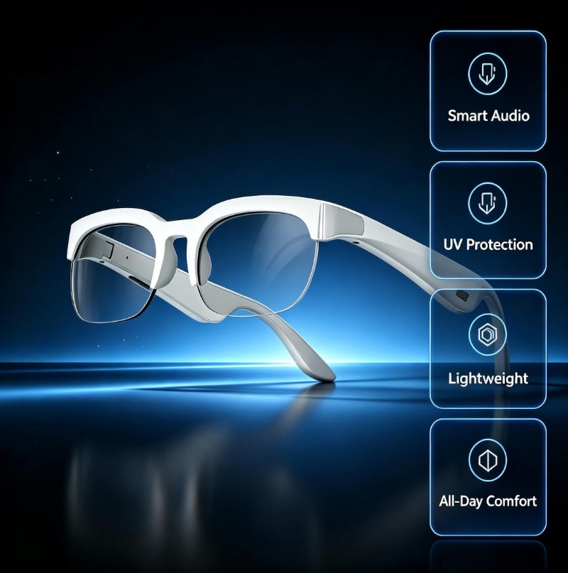 Gafas de Sol con Traductor IA  - Bluetooth Headset On Ear reseña y precio