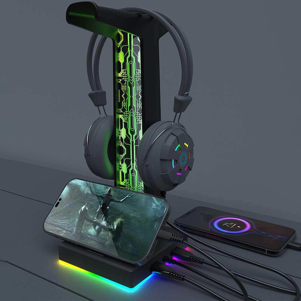 Soporte de auriculares para ju - Headphone Stand Desk reseña y precio