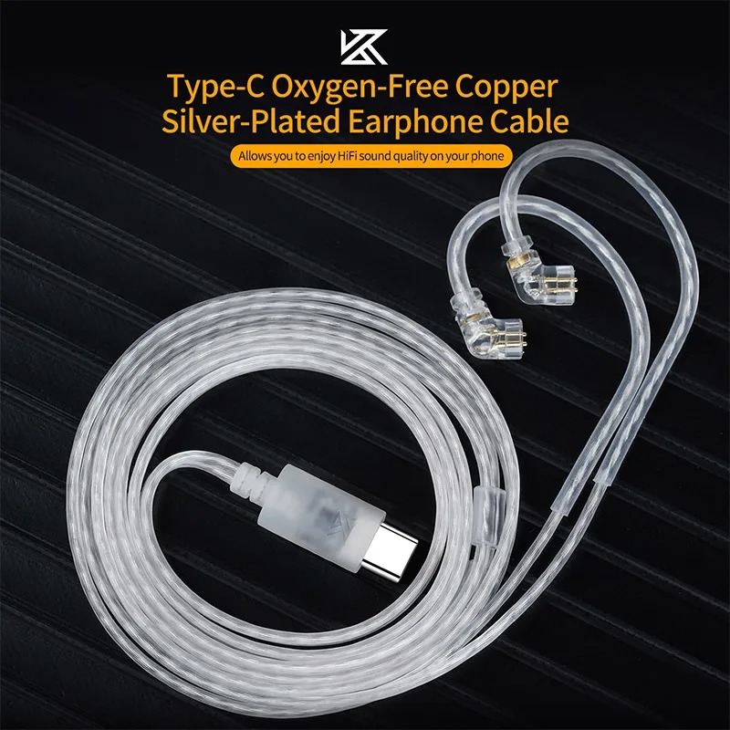 Auriculares KZ tipo c Cables d - Wired Earphone Mic reseña y precio