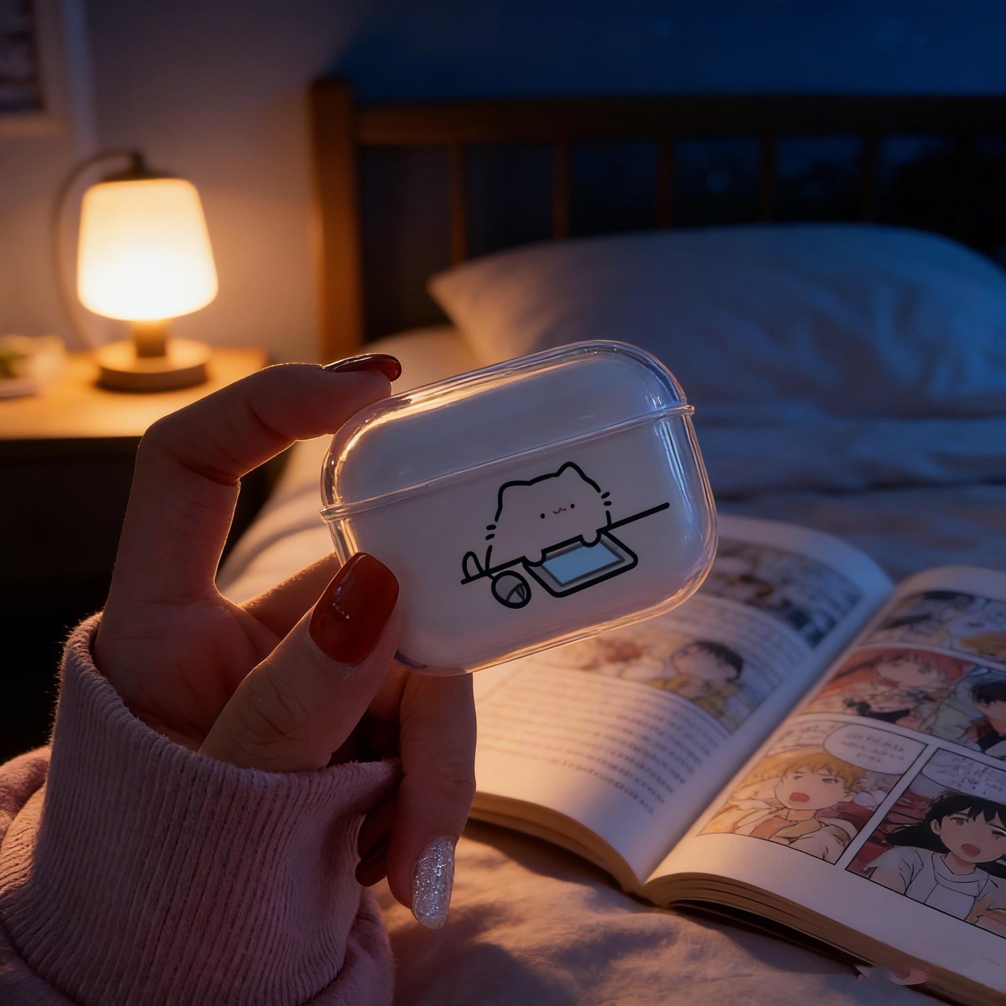 Funda transparente para auricu - Headphone Case Hard reseña y precio
