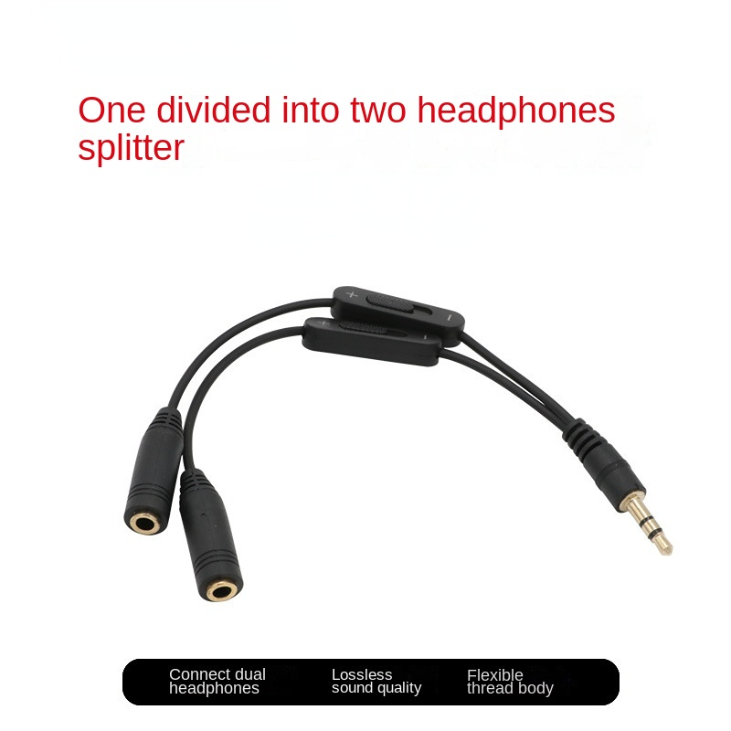 Divisor de conector 3,5 macho  - Earphone Splitter Jack reseña y precio