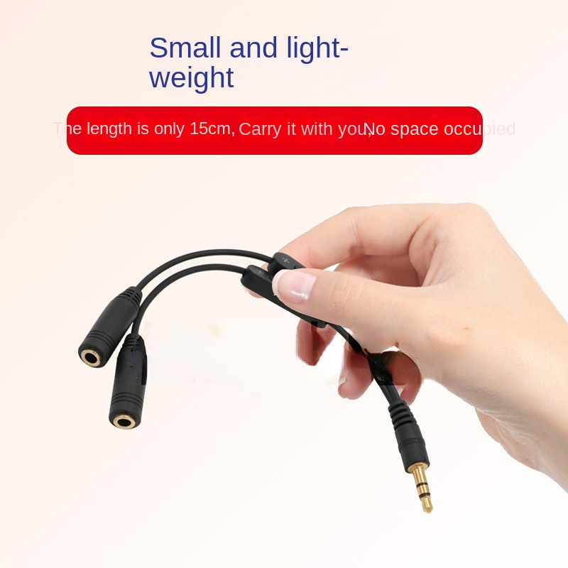 Divisor de conector 3,5 macho  - Earphone Splitter Jack reseña y precio